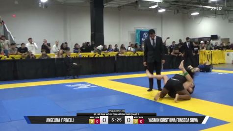 Yasmin Cristhina Fonseca Silva vs Angelina Y Pinelli 2026 Pan IBJJF Jiu-Jitsu No-Gi Championship