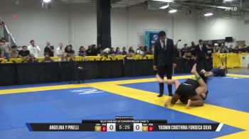 Yasmin Cristhina Fonseca Silva vs Angelina Y Pinelli 2026 Pan IBJJF Jiu-Jitsu No-Gi Championship