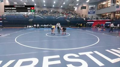 185 lbs Champ. Round 1 - Layla Lopez, McKinney vs Caitlyn Wray, Rockwall