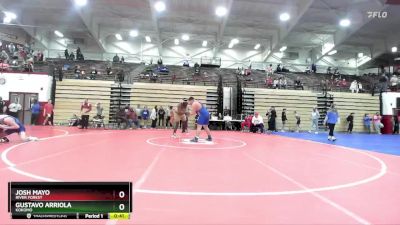 285 lbs Cons. Round 6 - Josh Mayo, River Forest vs Gustavo Arriola, Kokomo