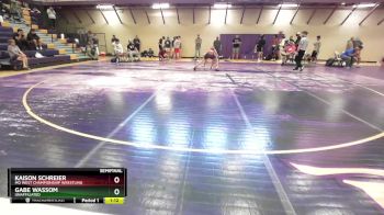 113 lbs Semifinal - Kaison Schreier, MO West Championship Wrestling vs Gabe Wassom, Unaffiliated