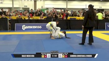 Cambria Christiana Levinson vs Bailee Mieko Kira 2026 IBJJF Jiu-Jitsu CON International