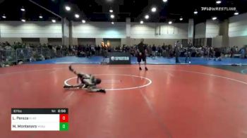 67 lbs Semifinal - Leonydes Peraza, Gladiator Wrestling vs Mateo Montanaro, Woburn Youth Wrestling