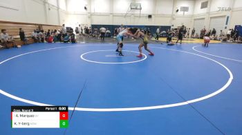 132 lbs Cons. Round 3 - Alexander Marquez, Golden Valley vs Kai Yi-berg, Mad Dawg WC