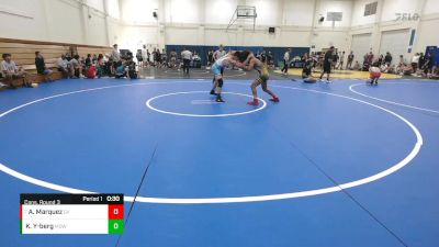 132 lbs Cons. Round 3 - Alexander Marquez, Golden Valley vs Kai Yi-berg, Mad Dawg WC