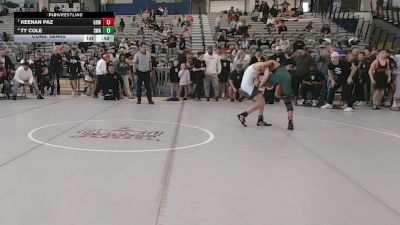 120 lbs Cons. Semis - Keenan Paz, Gold Rush Wrestling vs Ty Cole, Sanderson Wrestling Academy