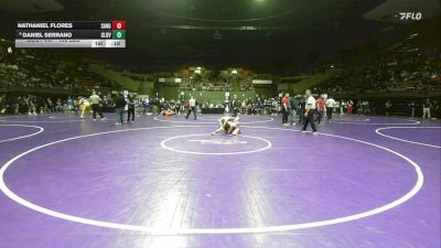 106 lbs Consi Of 16 #2 - Nathaniel Flores, Sanger vs Daniel Serrano, Clovis East