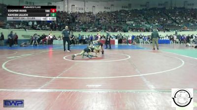 72 lbs Round Of 16 - Cooper Ross, Tonkawa vs Kaycen Lillich, Jay Junior High