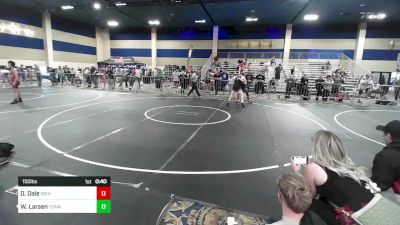 150 lbs Consi Of 16 #1 - Damian Dale, Grindhouse WC vs William Larsen, Team Thunder WC