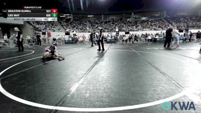 80 lbs Consi Of 16 #2 - Braxton Elwell, Tuttle Wrestling vs Leo May, Runestone