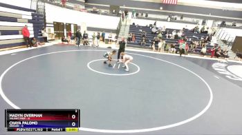 100 lbs Round 2 (4 Team) - Madyn Overman, Valiant Prep vs Chaya Palomo, Oregon