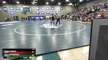 110 lbs Semifinal - Leila Witzerman, Peninsula vs Jenna Garcia, Sanger