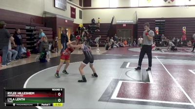 PW-3 lbs Round 5 - Rylee Hilleshiem, Marion Wolves vs Lyla Lenth, THWC