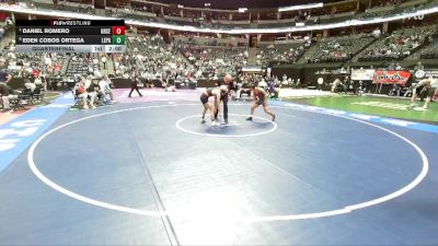 106-4A Quarterfinal - Daniel Romero, Greeley Central vs Eden Cobos Ortega, Lewis-Palmer