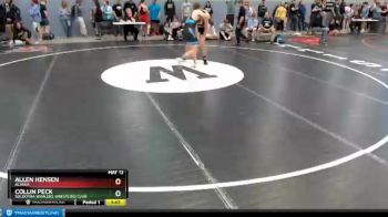 160 lbs X Bracket - Allen Hensen, Alaska vs Collin Peck, SOLDOTNA WHALERS WRESTLING CLUB