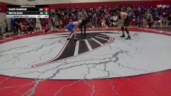 175 lbs Quarterfinal - David Warrior, Denver vs Bryce Bass, Dike-New Hartford