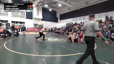 190 lbs 1st Place Match - Primo Catalano, Fountain Valley vs Danny Frailey, Trabuco Hills