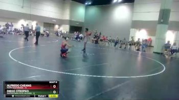 126 lbs Round 3 (6 Team) - Alfredo Cheang, Miami SouthRidge vs Diego Stropko, Austintown Fitch Falcons