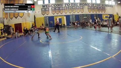 120 lbs Quarters & Wb (16 Team) - David Cardullo, Palm Harbor WC vs Jacob Delarosa, Soldier City