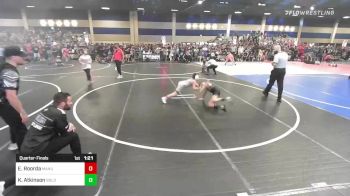 89 lbs Quarterfinal - Everett Roorda, Manu WC vs Kaden Atkinson, Gold Rush Wr Ac