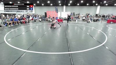 157 lbs Bryston Scoles, Wisconsin Blue vs Bryce Morrison, Team Michigan Blue