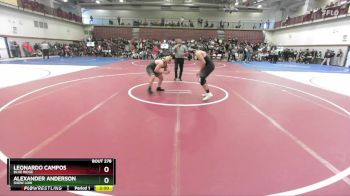175 lbs Champ. Round 2 - Leonardo Campos, Blue Ridge vs Alexander Anderson, Show Low