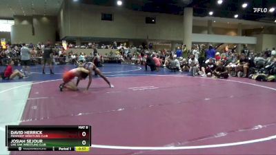 144 lbs Cons. Round 2 - David Herrick, Piedmont Wrestling Club vs Josiah Sejour, Live Oak Wrestling Club