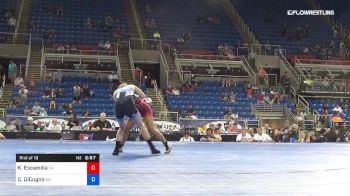 122 lbs Rnd Of 16 - Kelly Escamilla, California vs Claire DiCugno, Washington