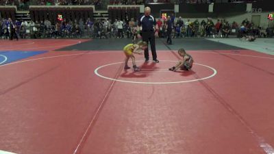 46 lbs Quarterfinal - Grace Dauenhauer, Miles City Wrestling Club vs Reilly Smith, Stillwater Gladiators