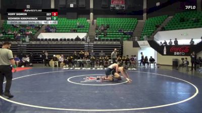 167 lbs Finals (2 Team) - Kody Sigmon, Enterprise HS vs Kohwen Kirkpatrick, Daphne