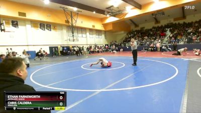 106 lbs Quarterfinal - ETHAN FARNSWORTH, Antelope Union vs Chris Caldera, Winslow