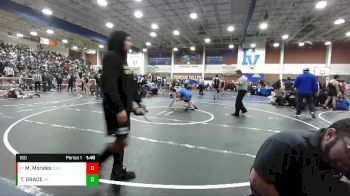 160 lbs Champ. Round 3 - Michael Morales, St. John Bosco vs TRAVIS GRACE, Gilroy