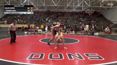165 lbs Cons. Round 4 - Robbie Rael, Lemoore College vs Calin Capra, Sacramento City College
