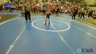 52 lbs Consi Of 8 #1 - Jackson Colpitt, Victory Grappling Club vs Justin Parker, Beggs Youth Wrestling Program