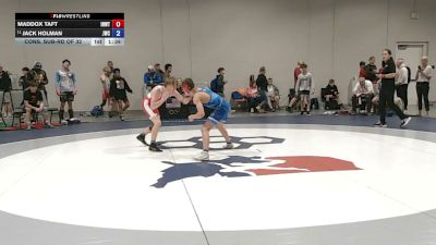 51 kg Cons. Sub-rd Of 32 - Maddox Taft, Inland Northwest Wrestling Training Center vs Jack Holman, Juab Wrestling Club