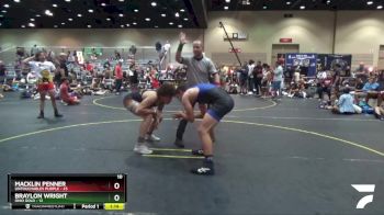 170 lbs Round 2 (6 Team) - Macklin Penner, Untouchables Purple vs Braylon Wright, Ohio Gold