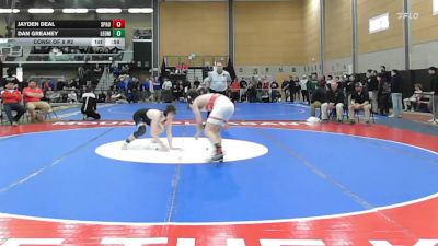 150 lbs Consi Of 8 #2 - Jayden Deal, Spaulding NH vs Dan Greaney, Leominster