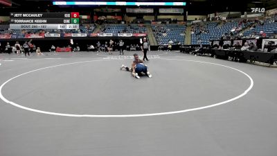 197 lbs Cons. Round 2 - Torrance Keehn, Concordia vs Jett MCcauley, Keiser