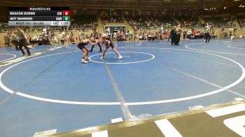 85 lbs Round Of 32 - Deacon Doerr, Coweta Tiger Wrestling vs Jett Manning, Barnsdall Youth Wrestling