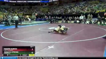 141 lbs 1st Place Match - Rebecca Strong, Marquette vs Maddie Kubicki, Park Hill South