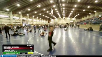 97 lbs Round 3 (4 Team) - Cash Mcfate, Gold Rush Wrestling vs Brayden Spencer, Utah Green