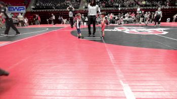 35 lbs Quarterfinal - Miguel Bastida III, Claremore Wrestling Club vs Gabe Dicus, Fort Gibson Youth Wrestling