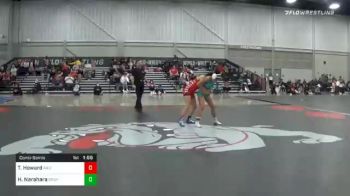 118 lbs Consolation - Trinty Howard, Arizona Girls Wrestling vs Haley Narahara, Grapplers Hi