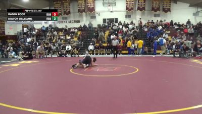 126 lbs Cons. Round 3 - Dalton Lilledahl, Francis Howell vs Baden Root, Graham