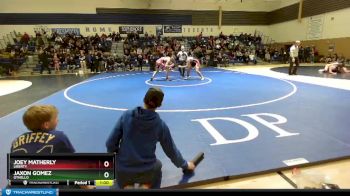 190 lbs Cons. Round 2 - Joey Matherly, Liberty vs Jaxon Gomez, Othello