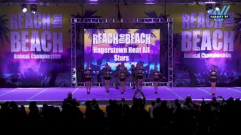 Hagerstown Heat All Stars - Blue "Bombshells" [2024 L2 Junior Day 1] 2024 ACDA Reach the Beach Cheer Grand Nationals