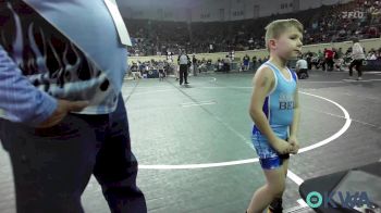 52 lbs Round Of 32 - Dawson Long, Kingfisher vs Asher Bell, Division Bell Wrestling