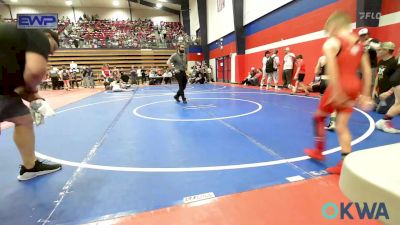 55 lbs Consi Of 8 #1 - Bentlee Egleston, Claremore Wrestling Club vs Achilles Davie, Salina Wrestling Club