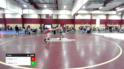 184 lbs Final - Jack Ryan, Oneonta vs Isael Perez, New York Military