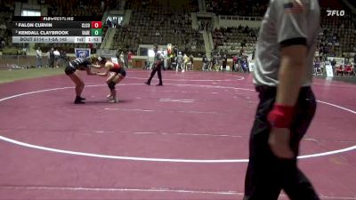 1-5A 145 1st Place Match - Falon Curvin, Cleburne County vs Kendall Claybrook, Dadeville High School